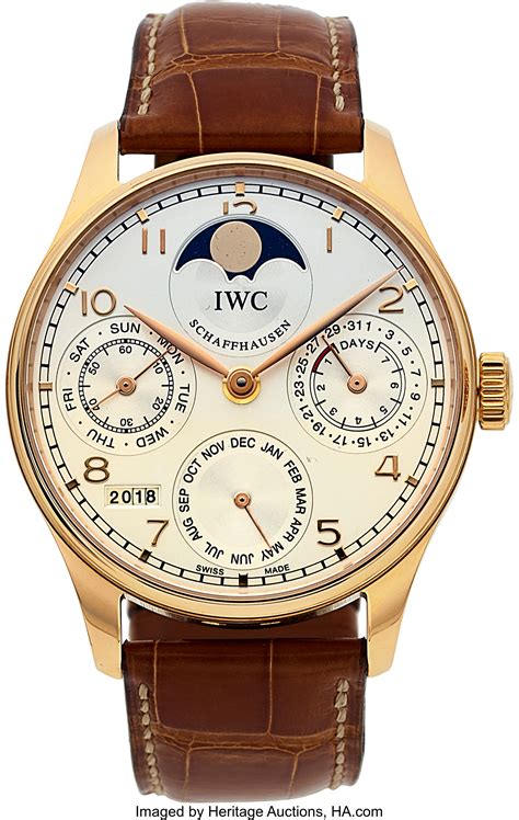 iwc perpetual calendar moon phase|iwc portugal moon phase.